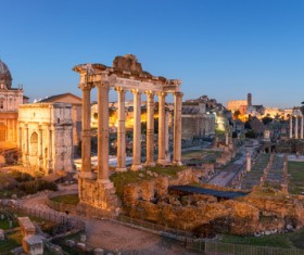 The birthplace of the splendid culture of the Roman world Stock Photo 06