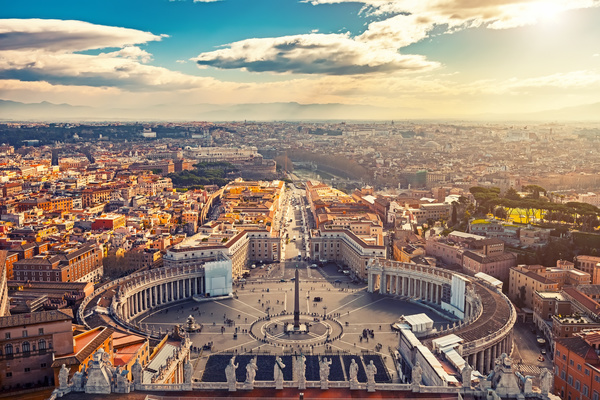 The birthplace of the splendid culture of the Roman world Stock Photo 08