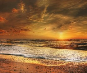 The sky in the evening Stock Photo