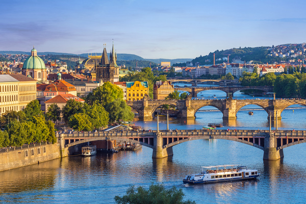 Travel City Prague Stock Photo 03