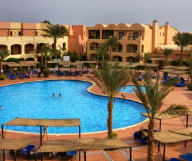 Tropical resort Stock Photo 01