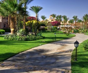 Tropical resort Stock Photo 02