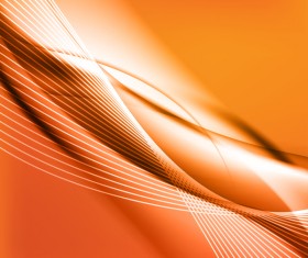 Twist abstract background orange vector 02
