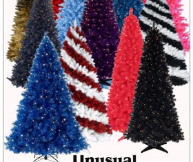 Unusual Christmas Trees Photoshop Brushes