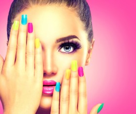 Various styles of nail Stock Photo 08