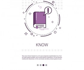 Vector knowledge learning education template 13
