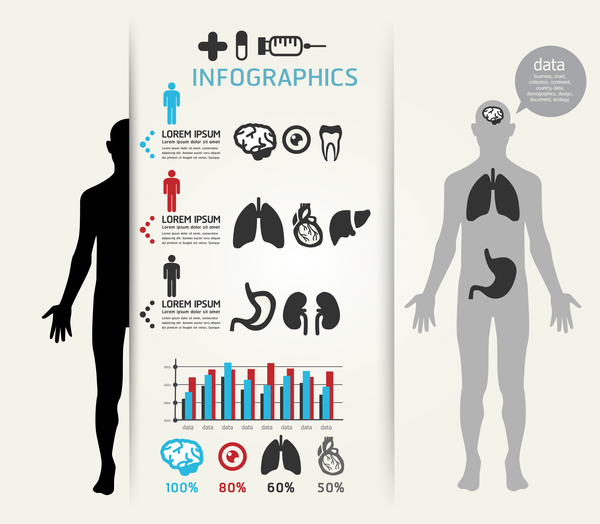 Vector medical infgraphic template 01