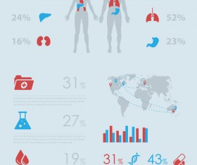 Vector medical infgraphic template 02