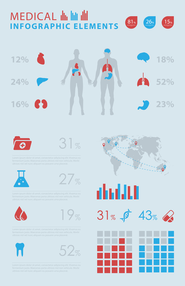 Vector medical infgraphic template 02