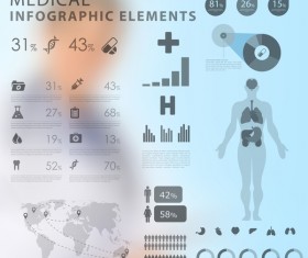Vector medical infgraphic template 04
