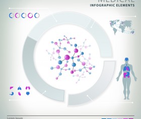 Vector medical infgraphic template 05