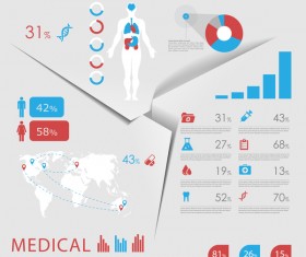 Vector medical infgraphic template 10