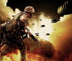 War soldiers Stock Photo