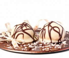 White Chocolate Candy Stock Photo