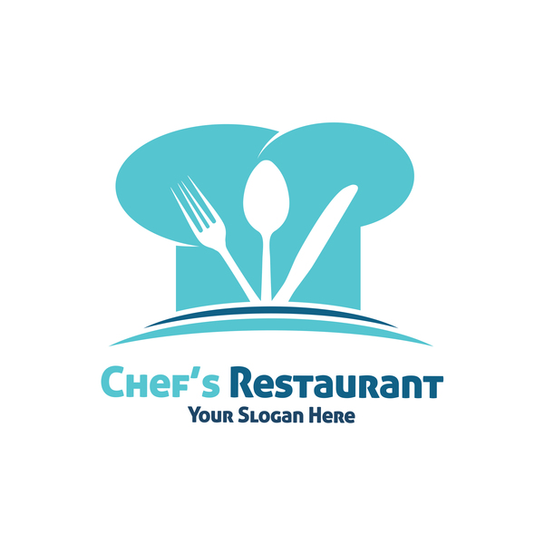 Download chef restaurant logo design vector free download