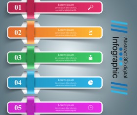 color infographic vector 02