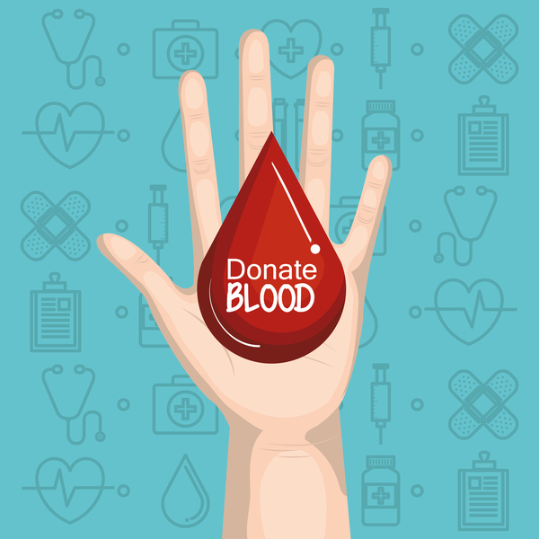 donate blood infogurphic vectors 03