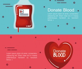 donate blood infogurphic vectors 04