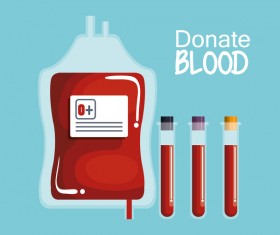 donate blood infogurphic vectors 06