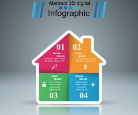 house infographic vector
