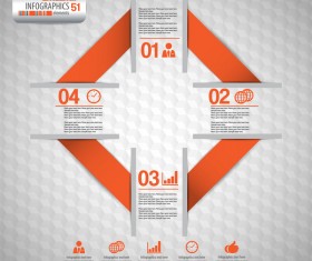 minimal infographic elements template vector 02
