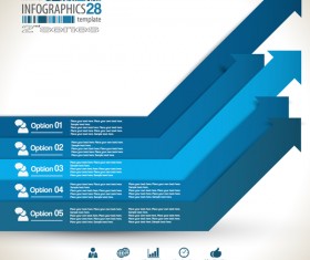 minimal infographic elements template vector 06