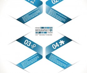 minimal infographic elements template vector 07
