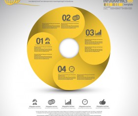 minimal infographic elements template vector 09