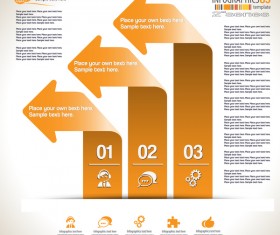 minimal infographic elements template vector 10
