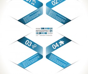 minimal infographic elements template vector 12