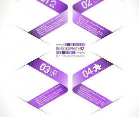 minimal infographic elements template vector 13