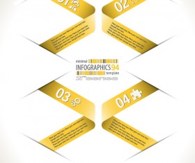minimal infographic elements template vector 14