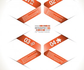 minimal infographic elements template vector 15