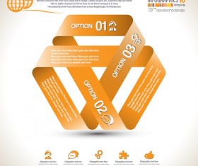 minimal infographic elements template vector 17