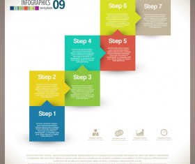 minimal infographic elements template vector 20