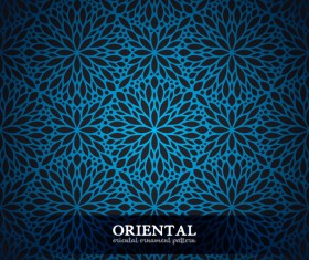 oriental ornament pattern vector material