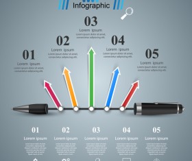 pev color infographic vector