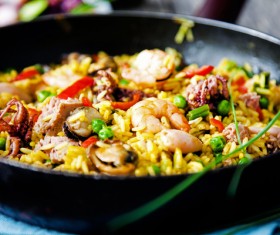 seafood fried rice HD picture