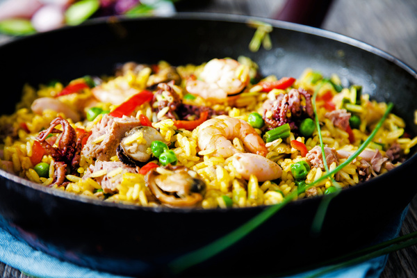 seafood fried rice HD picture