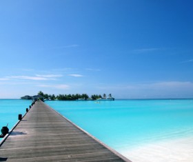 the sea and the sky merged into one Stock Photo