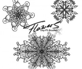 Tiny Flower Photoshop Brushes
