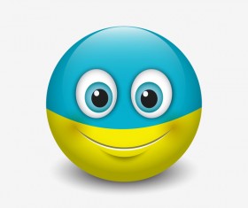 ukraine smiley icon