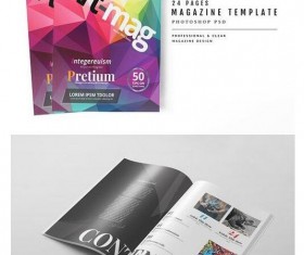 15 Page magazine Psd template
