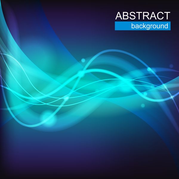 Abstract Blue Background Vector Design