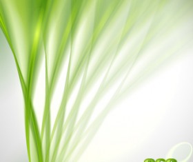 Abstract green transparent background vector
