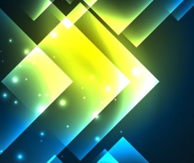 Abstract neon background with shining light vector 01
