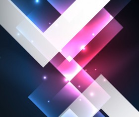 Abstract neon background with shining light vector 03
