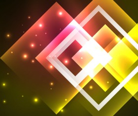 Abstract neon background with shining light vector 06