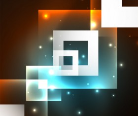 Abstract neon background with shining light vector 08