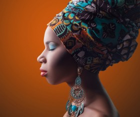 Africa Fashion Beauties model Stock Photo